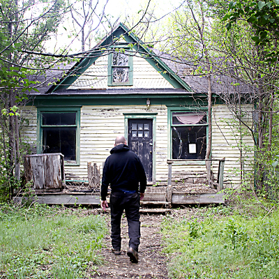 Stan Lerner calls many of the rundown Florence properties he has purchased "disaster houses." This home is a little further along in the restoration process. He bought it for $700.